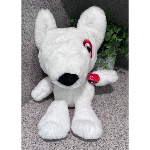 Target Plush Dog Red Ladybug & Pink Plaid Backpack 16" Stuffed Animal - Picture 1 of 4